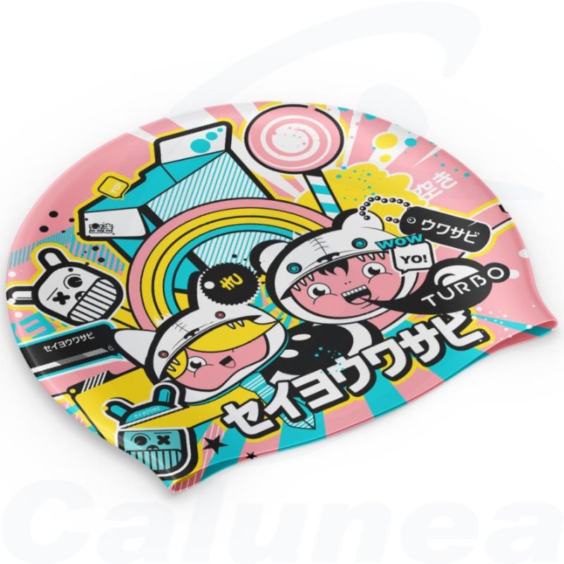 Image du produit Silicone swimcap JAPAN SWEET TURBO - boutique Calunéa