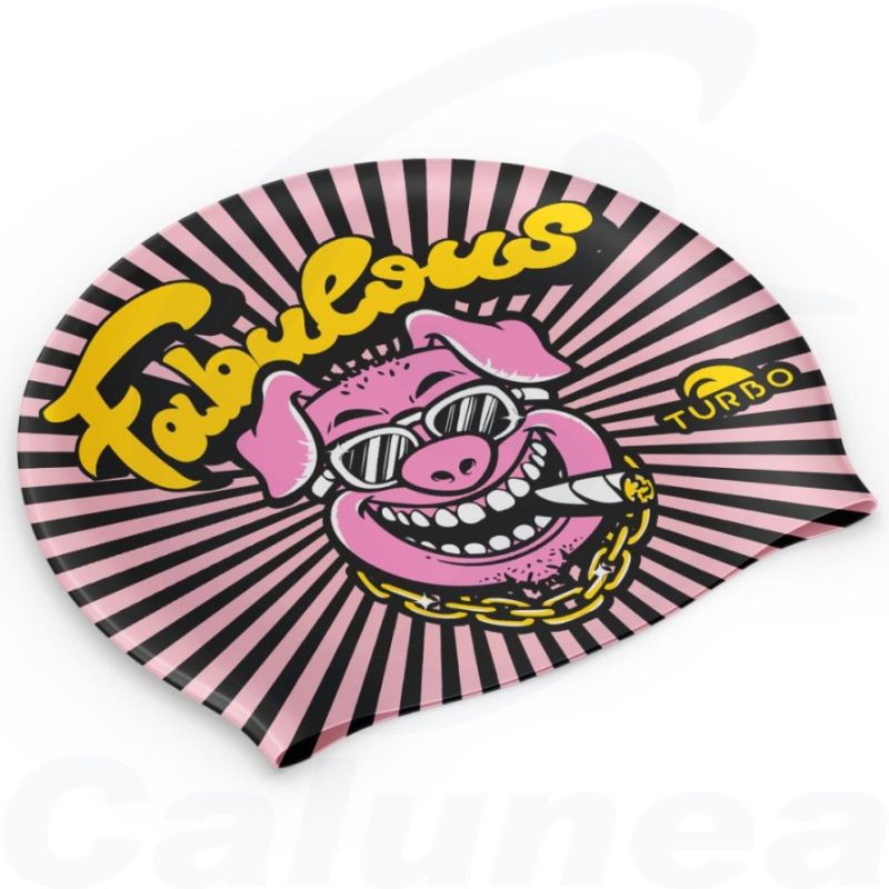 Image du produit Silicone swimcap FABOULOUS PIG TURBO - boutique Calunéa