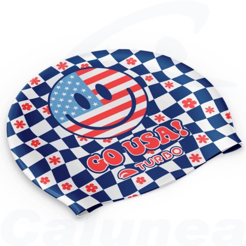 Image du produit Silicone swimcap GO USA TURBO - boutique Calunéa