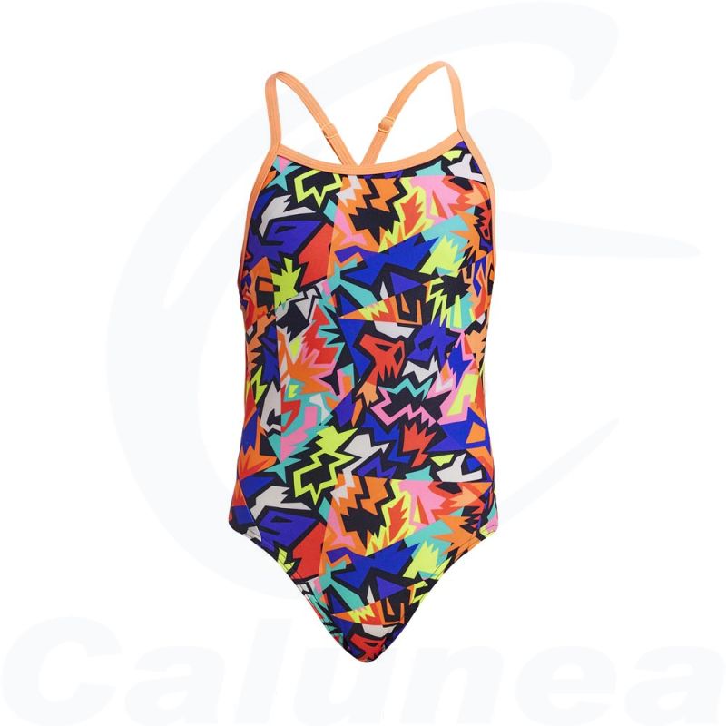 Image du produit Girl's swimsuit SAW TOOTH TWISTED FUNKITA - boutique Calunéa