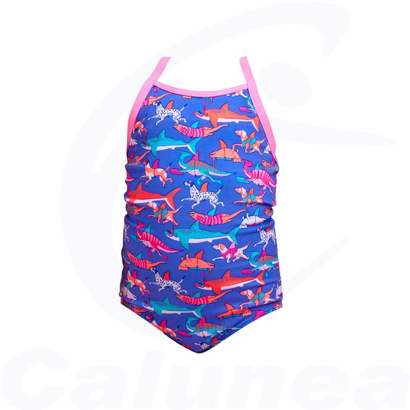 Image du produit Toddler girl's swimsuit DOGGY PADDLE FUNKITA - boutique Calunéa