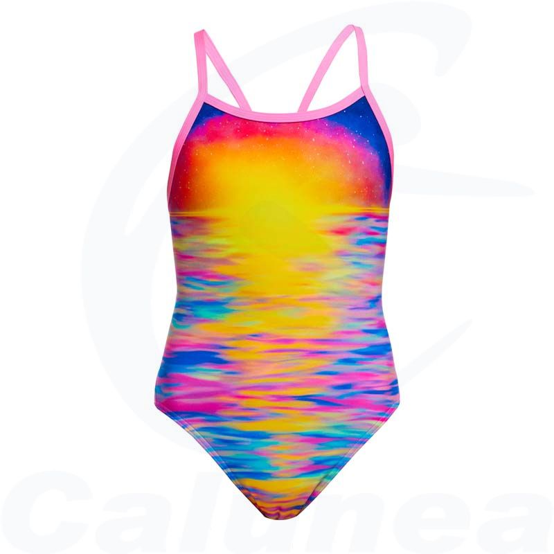 Image du produit Girl's swimsuit DARKINJUNG SUNSET SINGLE STRAP FUNKITA - boutique Calunéa