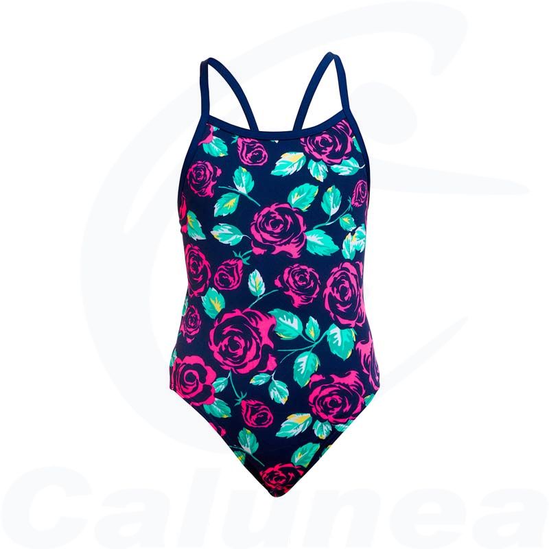 Image du produit Girl's swimsuit FEELING ROSY SINGLE STRAP FUNKITA - boutique Calunéa