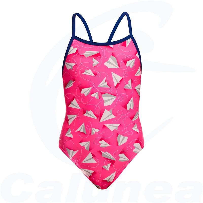 Image du produit Girl's swimsuit PAPER PINK SINGLE STRAP FUNKITA - boutique Calunéa