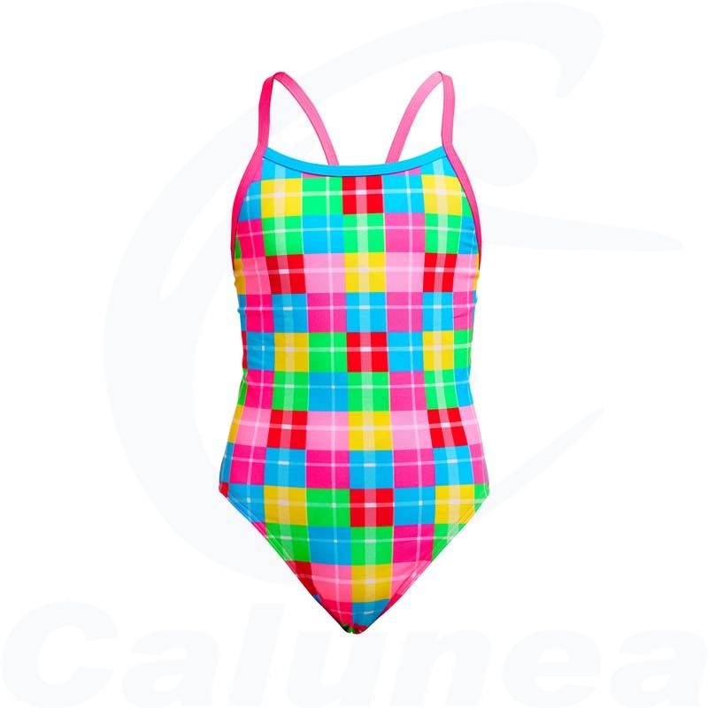 Image du produit Girl's swimsuit PARTY PATCH SINGLE STRAP FUNKITA - boutique Calunéa