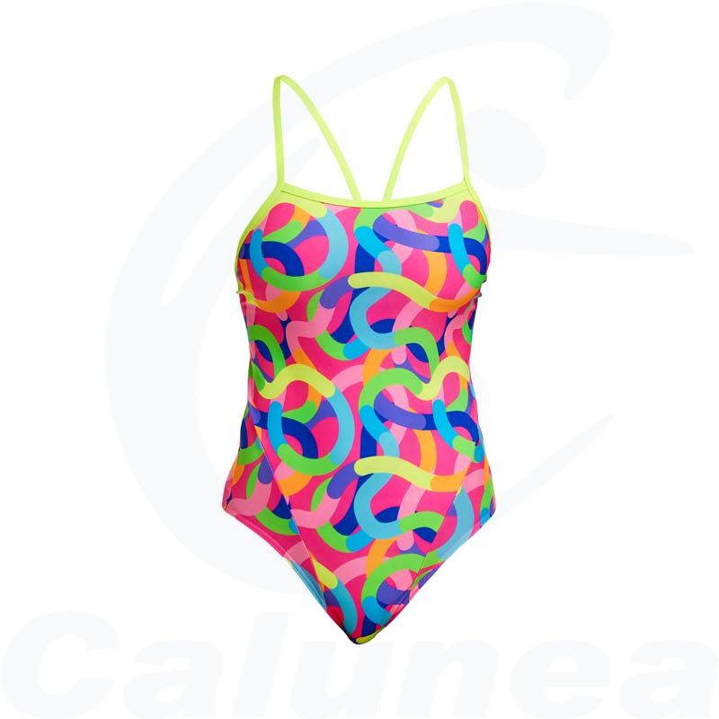 Image du produit Women's swimsuit CURLY WURLY SINGLE STRAP FUNKITA - boutique Calunéa