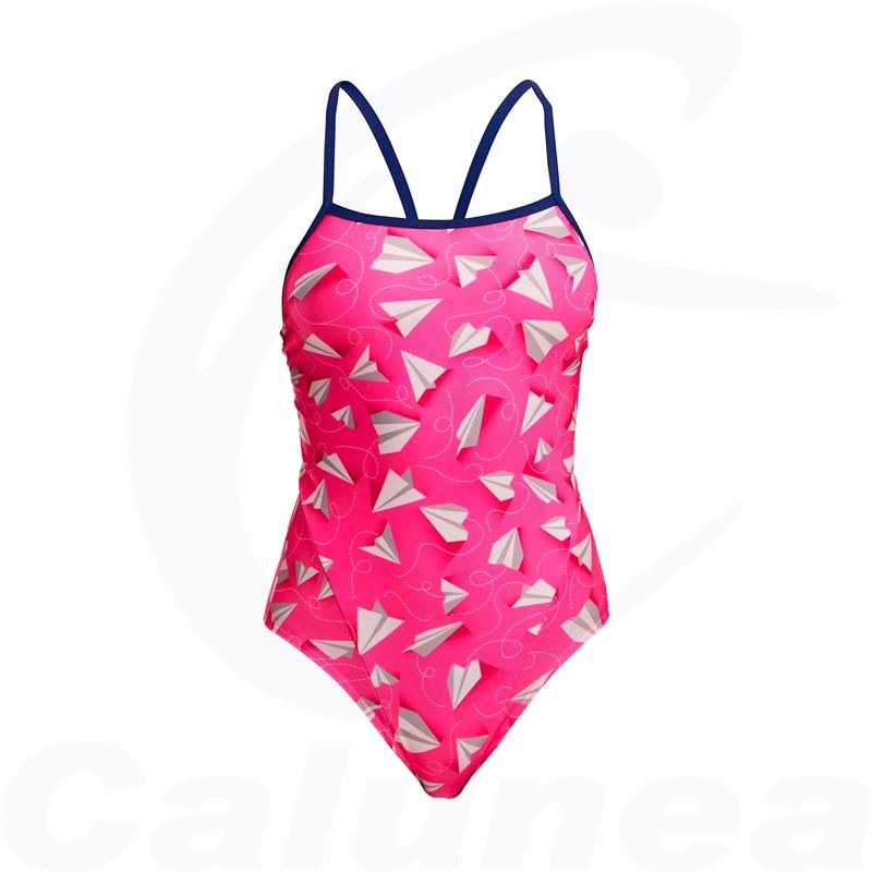 Image du produit Women's swimsuit PAPER PINK SINGLE STRAP FUNKITA - boutique Calunéa