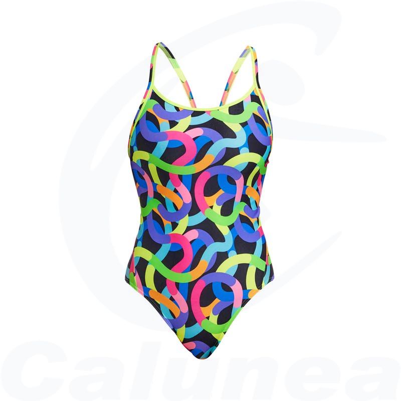 Image du produit Women's swimsuit GOT WORMS DIAMONDBACK FUNKITA - boutique Calunéa