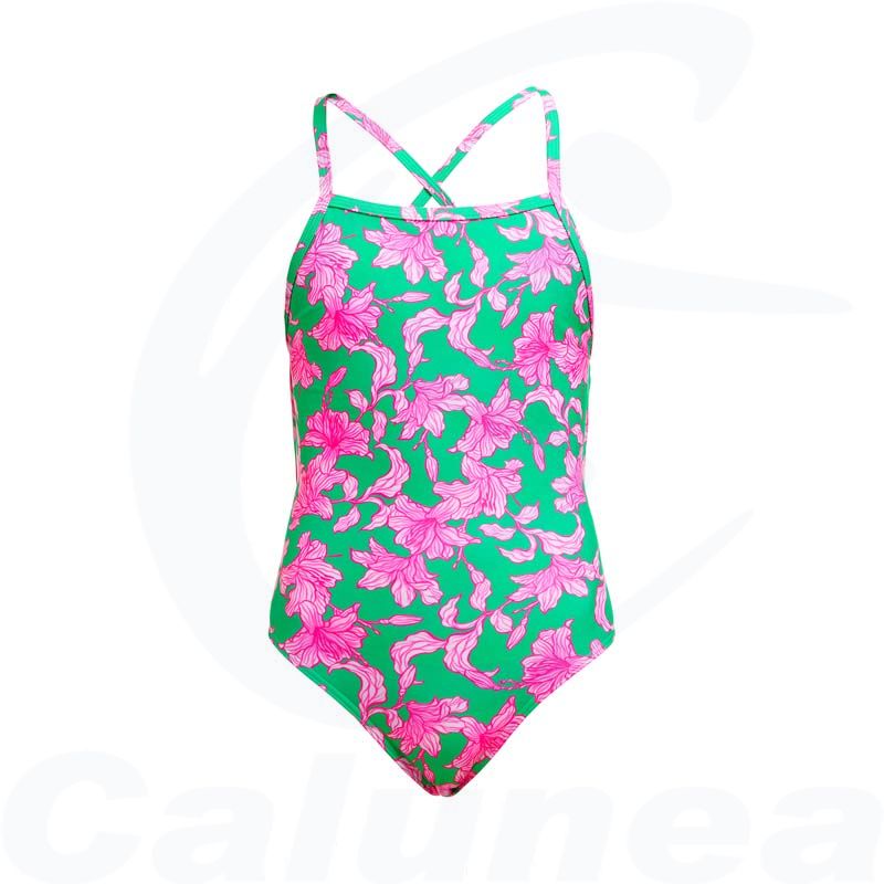 Image du produit Girl's swimsuit BLOSSOM FLY STRAPPED IN ONE FUNKITA - boutique Calunéa