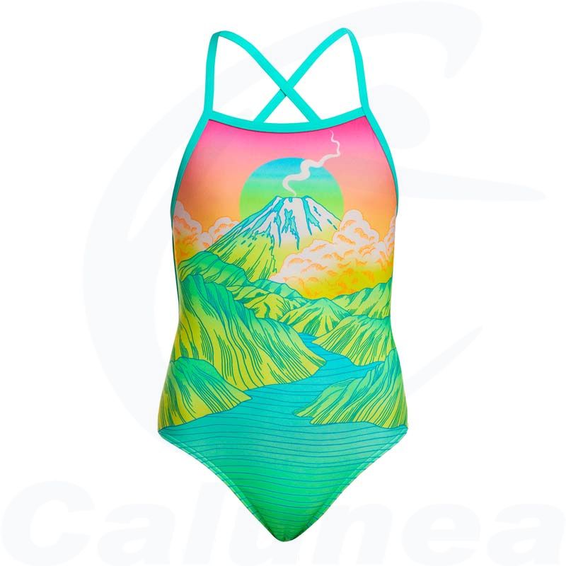 Image du produit Girl's swimsuit CANDY CLIMB STRAPPED IN ONE FUNKITA - boutique Calunéa