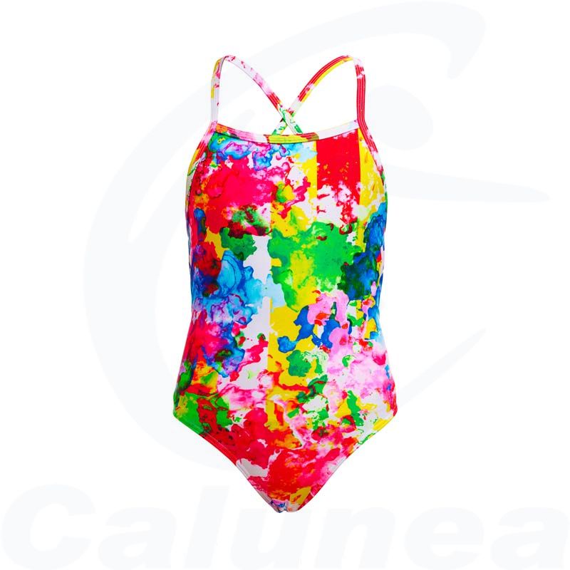 Image du produit Girl's swimsuit INK JET STRAPPED IN ONE FUNKITA - boutique Calunéa