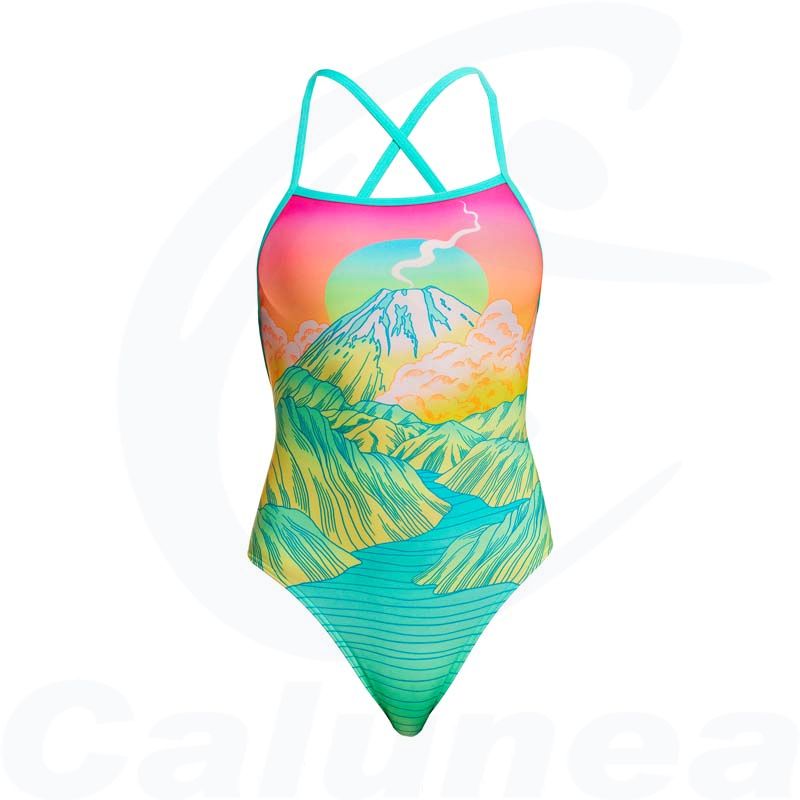 Image du produit Women's swimsuit CANDY CLIMB STRAPPED IN FUNKITA - boutique Calunéa