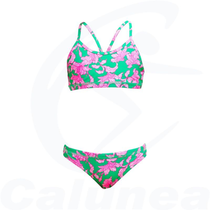 Image du produit Girl's 2-pieces swimsuit / Bikini BLOSSOM FLY RACERBACK FUNKITA - boutique Calunéa