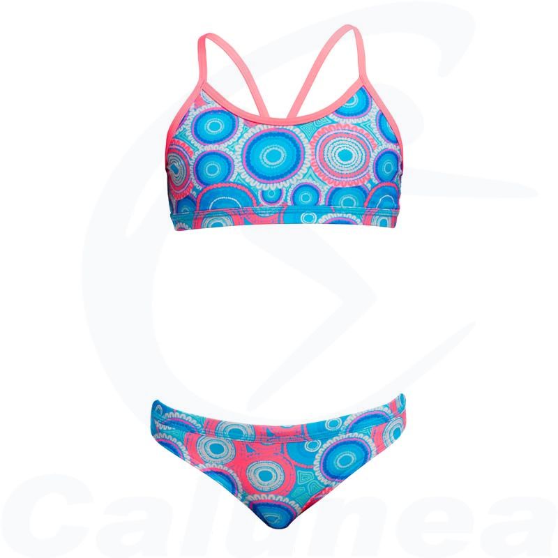 Image du produit Girl's 2-pieces swimsuit / Bikini BUNDJALUNG BLUE RACERBACK FUNKITA - boutique Calunéa