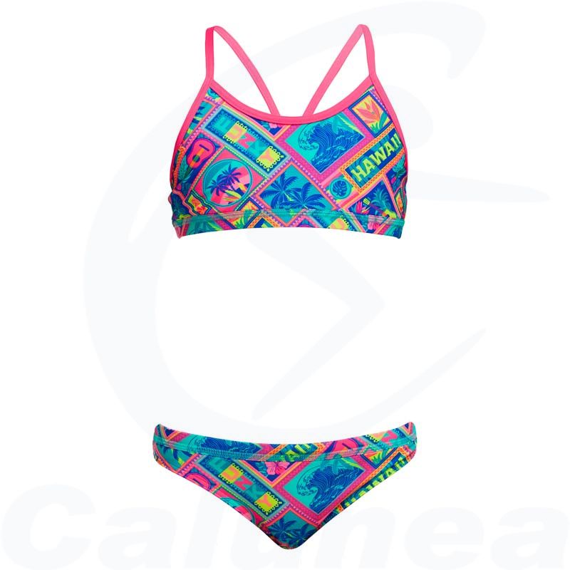 Image du produit Girl's 2-pieces swimsuit / Bikini COCO CANEL RACERBACK FUNKITA - boutique Calunéa