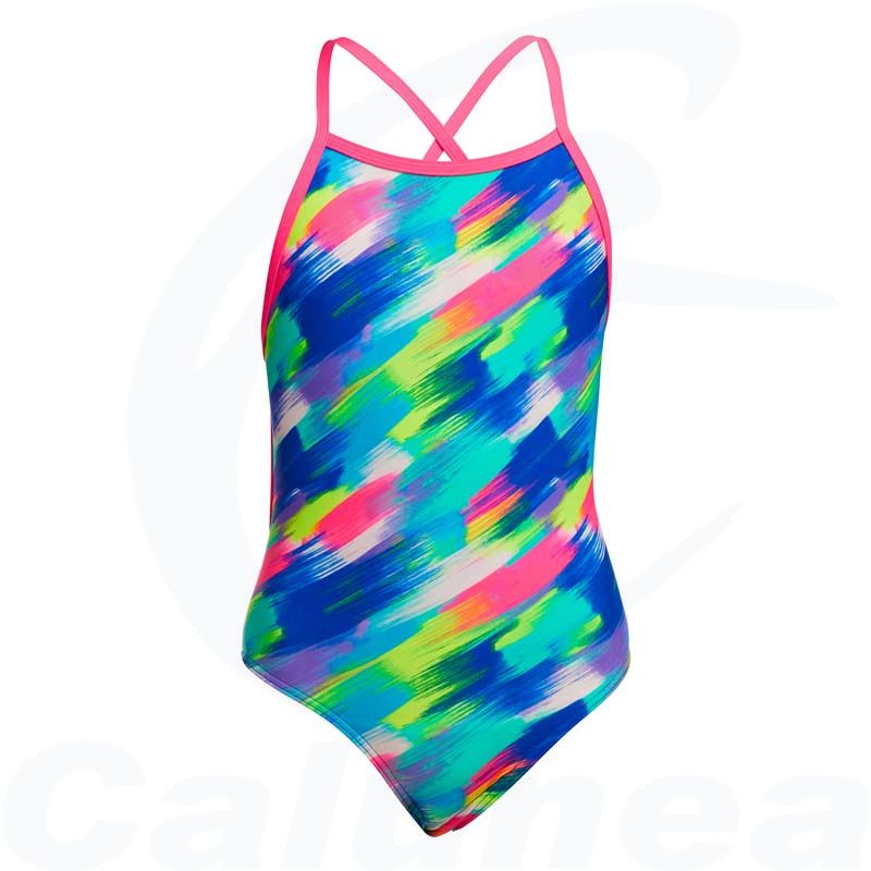 Image du produit Girl's swimsuit STREAKY STROKES TIE ME TIGHT FUNKITA - boutique Calunéa