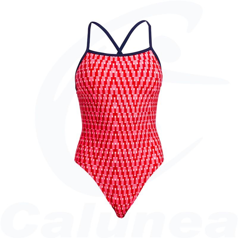 Image du produit Women's swimsuit RED HEAD TIE ME TIGHT FUNKITA - boutique Calunéa