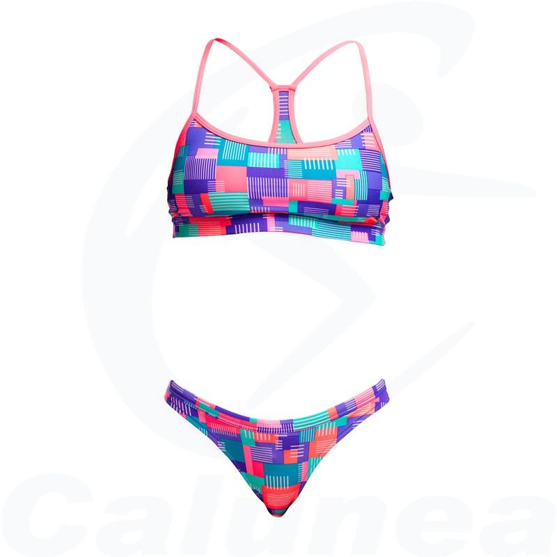 Image du produit Female 2-pieces swimsuit / Bikini GIGA BIT SPORTS CROP TOP FUNKITA - boutique Calunéa