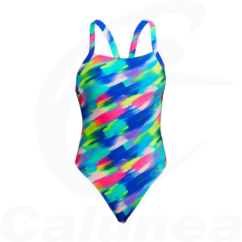 Image du produit Women's swimsuit STREAKY STROKES BRACE FREE FUNKITA - boutique Calunéa