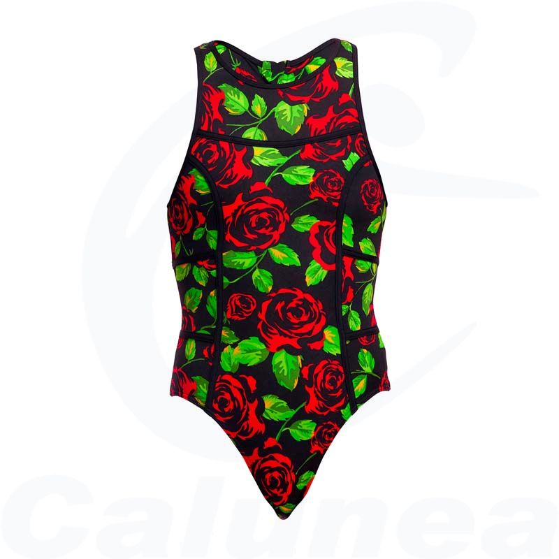 Image du produit Woman's swimsuit with zipper BLACK ROSE HI FLYER FUNKITA - boutique Calunéa