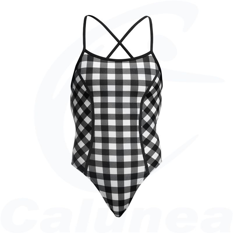 Image du produit Women's swimsuit CHECK DECK BOND GIRL FUNKITA - boutique Calunéa