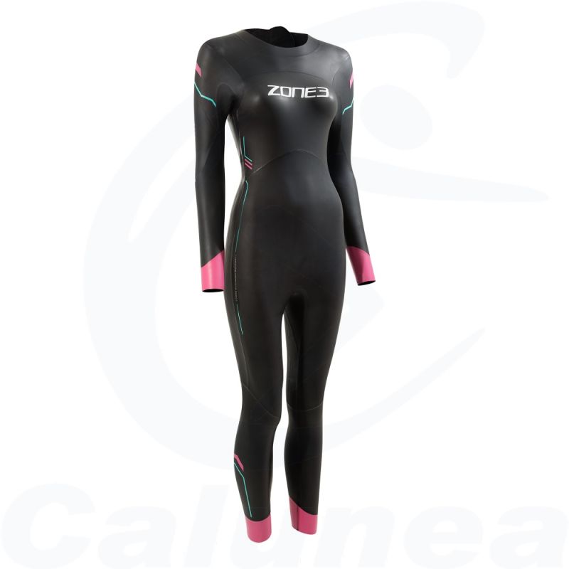 Image du produit Woman's neoprene wetsuit AGILE black / pink ZONE3 - boutique Calunéa